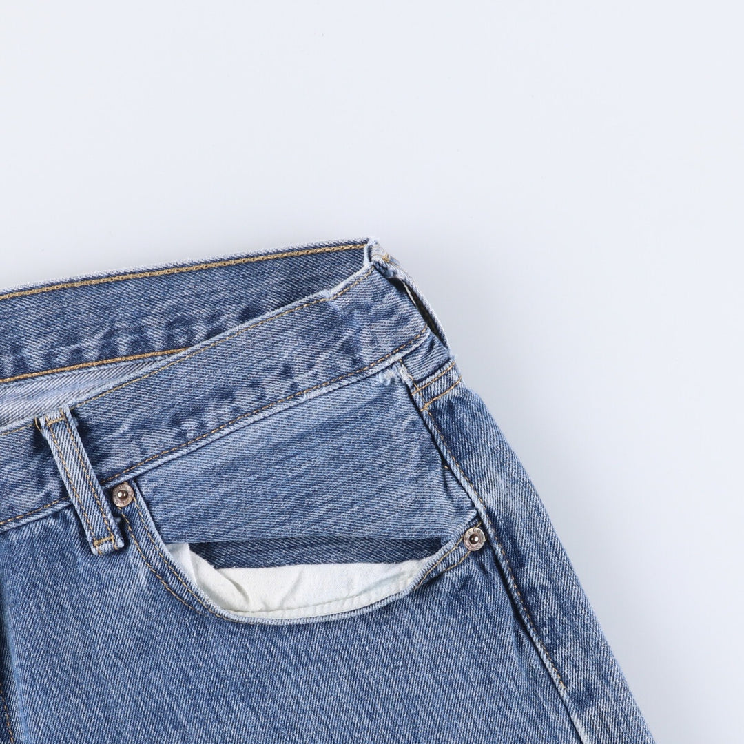 Levi's 501 straight denim pants for men, size W36 cotton blue type Vintage Second Hand