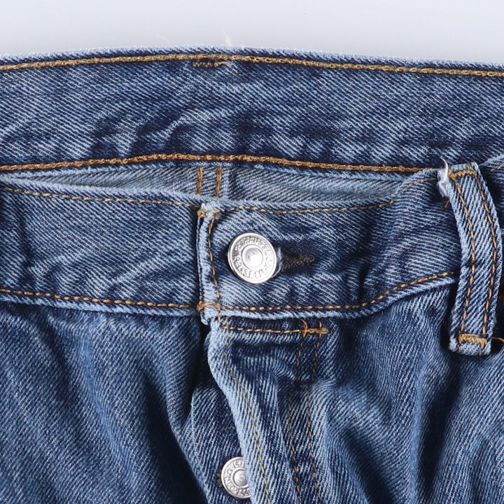Levi's 501 straight denim pants for men, size W36 cotton blue type Vintage Second Hand