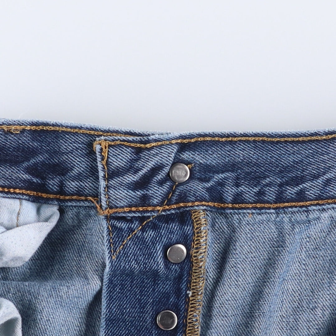 Levi's 501 straight denim pants for men, size W36 cotton blue type Vintage Second Hand