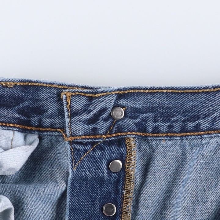 Levi's 501 straight denim pants for men, size W36 cotton blue type Vintage Second Hand