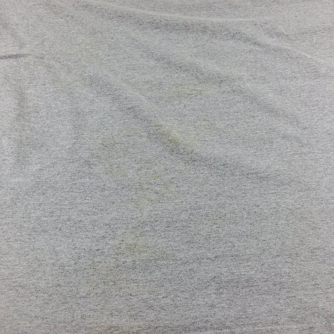 ~00'S Nike College T-shirt Men's XXL size cotton gray type Vintage Second Hand