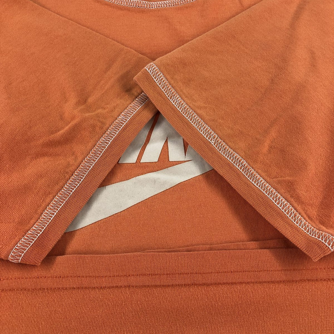00'S Nike logo print T-shirt, men's size M cotton orange type Vintage Second Hand