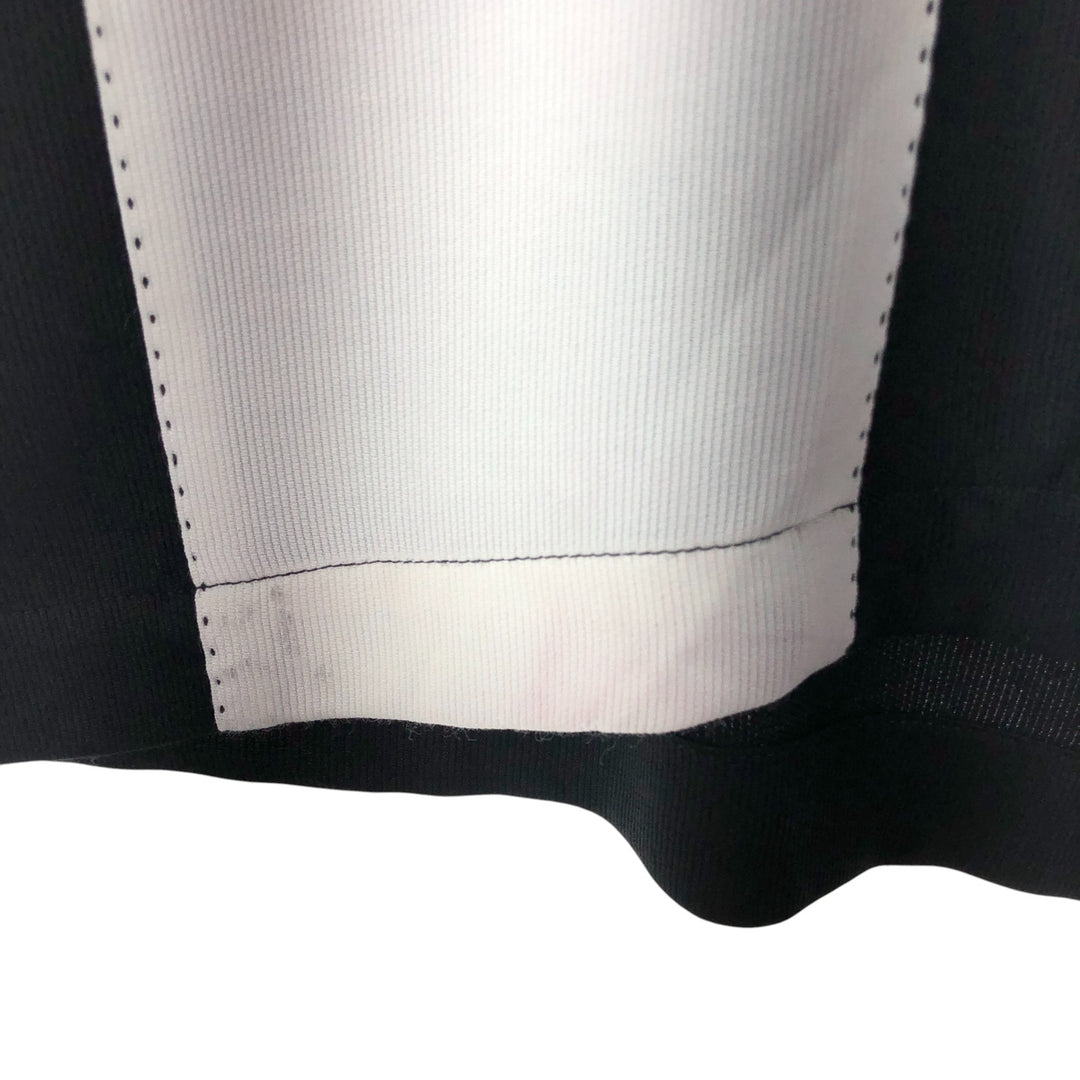 GEORGE Two-tone short sleeve open collar rayon x polyester shirt box shirt men's XL size Rayon black type Vintage Second Hand