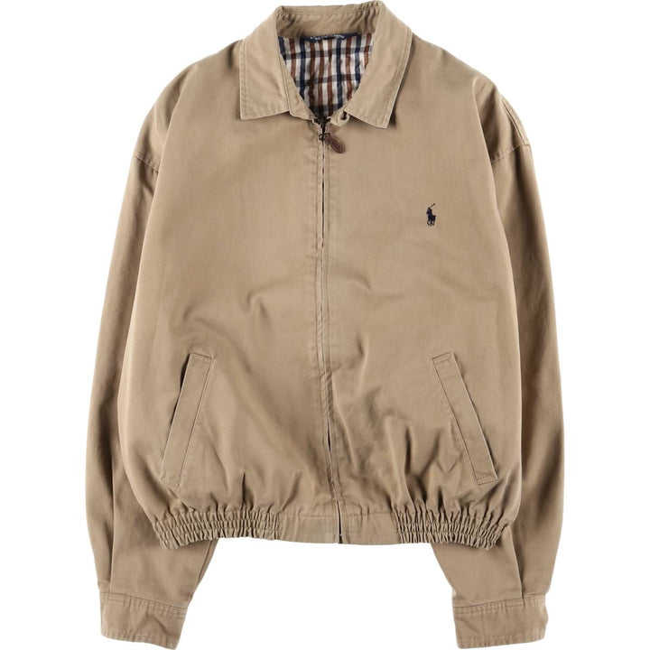 Ralph Lauren POLO by Ralph Lauren Swing Top Sports Jacket Men's L size unclear Beige type Vintage Second Hand