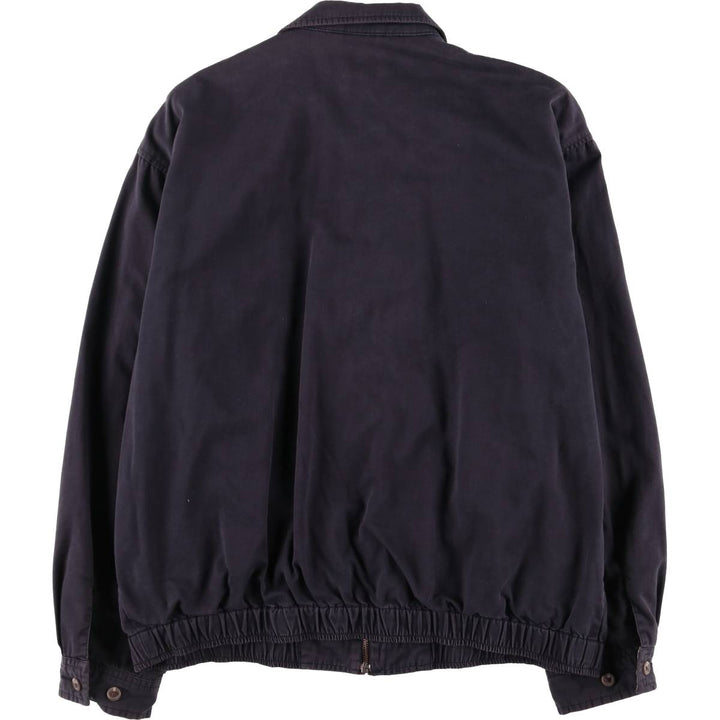 Ralph Lauren POLO by Ralph Lauren Swing Top Sports Jacket Men's XL cotton navy blue type Vintage Second Hand