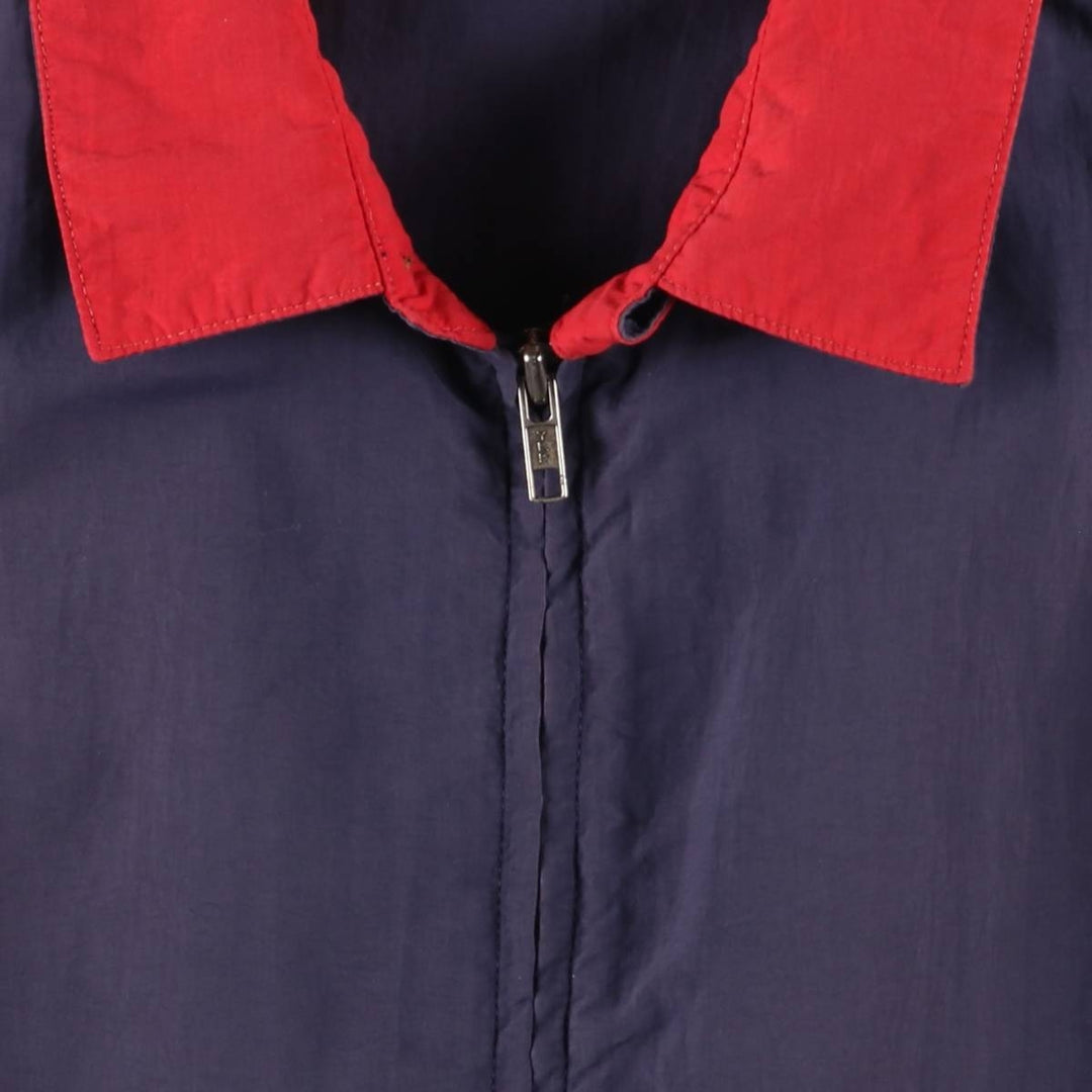 90'S Polo by Ralph Lauren swing top sports jacket, made in the USA, men's size L, vintage Nylon navy blue type Vintage Second Hand