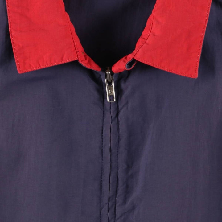 90'S Polo by Ralph Lauren swing top sports jacket, made in the USA, men's size L, vintage Nylon navy blue type Vintage Second Hand