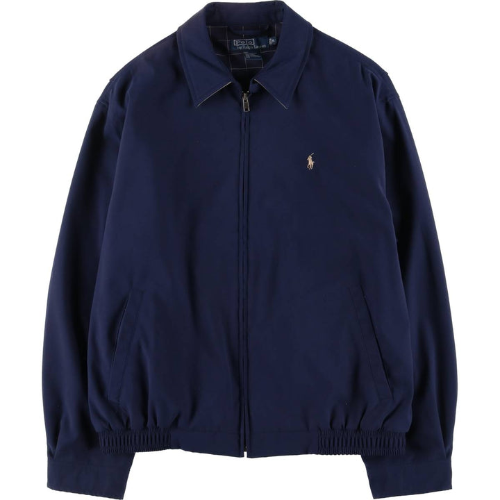 Ralph Lauren POLO by Ralph Lauren Swing Top Sports Jacket Men's M polyester navy blue type Vintage Second Hand