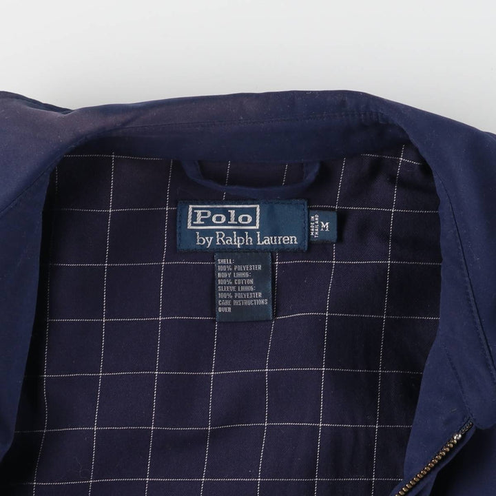 Ralph Lauren POLO by Ralph Lauren Swing Top Sports Jacket Men's M polyester navy blue type Vintage Second Hand