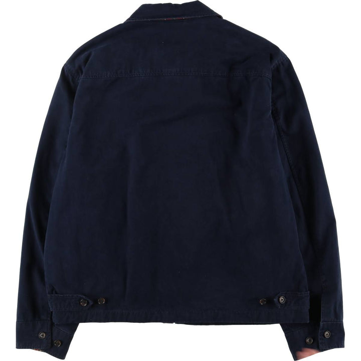 Ralph Lauren POLO RALPH LAUREN Swing Top Sports Jacket Men's L size cotton navy blue type Vintage Second Hand