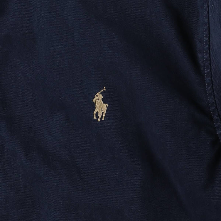 Ralph Lauren POLO RALPH LAUREN Swing Top Sports Jacket Men's L size cotton navy blue type Vintage Second Hand
