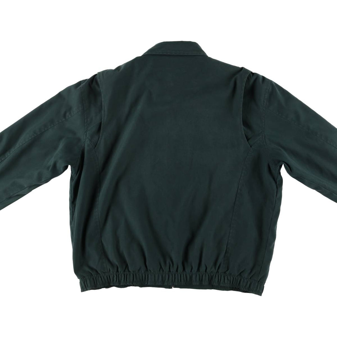 90'S Ralph Lauren POLO GOLF Swing Top Sports Jacket Men's Size L polyester Green type dark green Vintage Second Hand