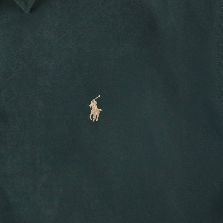 90'S Ralph Lauren POLO GOLF Swing Top Sports Jacket Men's Size L polyester Green type dark green Vintage Second Hand