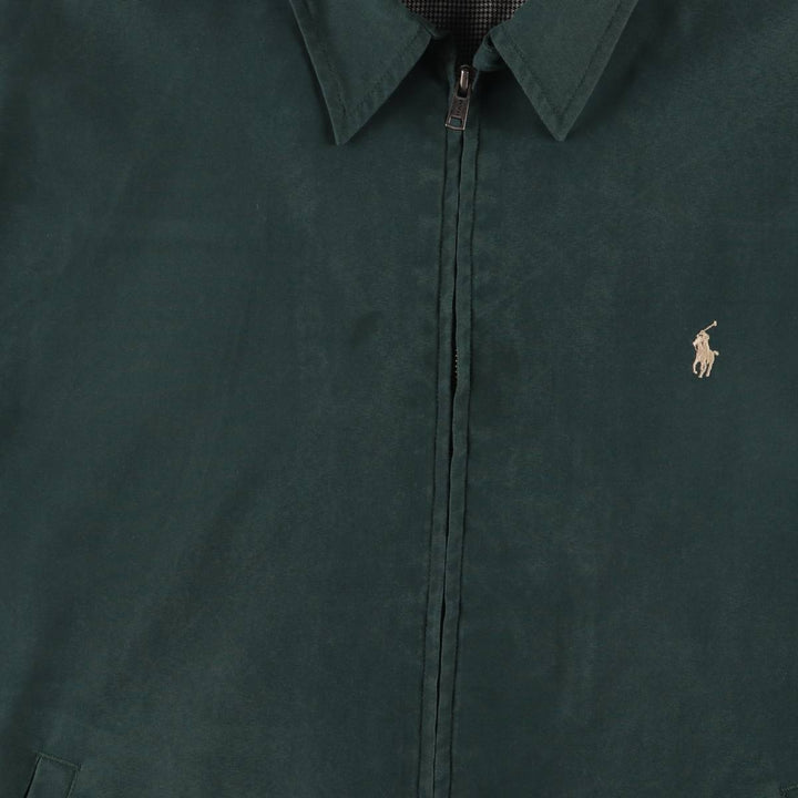 90'S Ralph Lauren POLO GOLF Swing Top Sports Jacket Men's Size L polyester Green type dark green Vintage Second Hand
