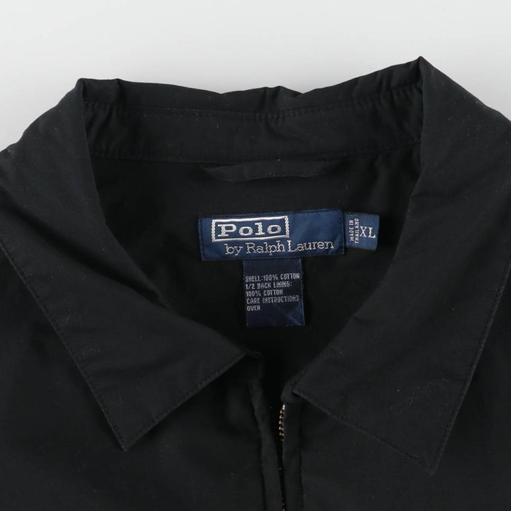 Ralph Lauren POLO by Ralph Lauren Swing Top Sports Jacket Men's XL cotton black type Vintage Second Hand