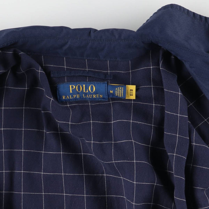 Ralph Lauren POLO RALPH LAUREN Swing Top Sports Jacket Men's M polyester navy blue type Vintage Second Hand