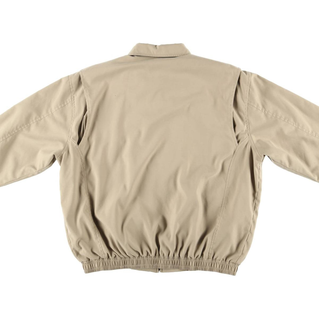 Ralph Lauren POLO by Ralph Lauren Swing Top Sports Jacket Men's L size polyester Beige type Vintage Second Hand