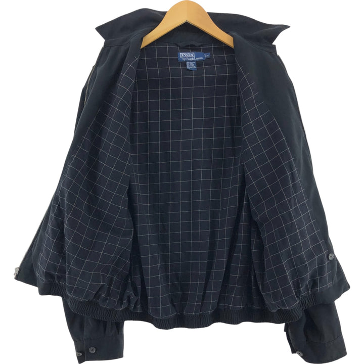 Ralph Lauren POLO by Ralph Lauren Swing Top Sports Jacket Men's M polyester black type Vintage Second Hand