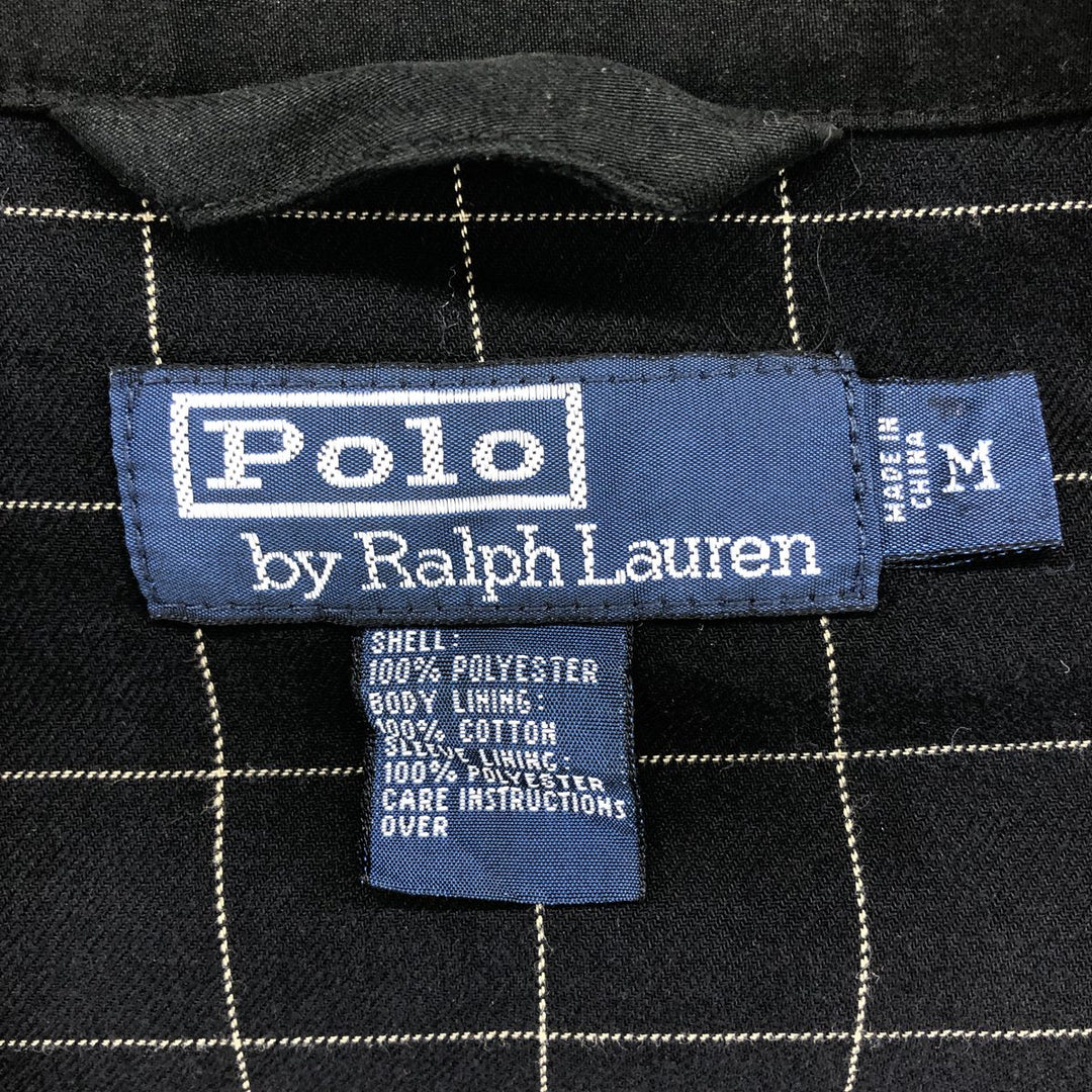 Ralph Lauren POLO by Ralph Lauren Swing Top Sports Jacket Men's M polyester black type Vintage Second Hand