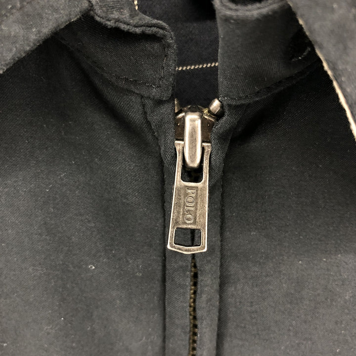 Ralph Lauren POLO by Ralph Lauren Swing Top Sports Jacket Men's M polyester black type Vintage Second Hand