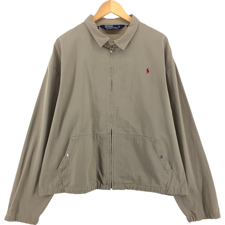 Ralph Lauren POLO by Ralph Lauren Swing Top Sports Jacket Men's XL cotton Beige type Vintage Second Hand