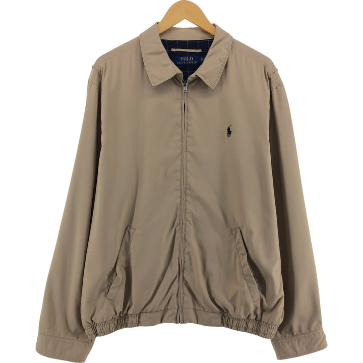 Ralph Lauren POLO RALPH LAUREN Swing Top Sports Jacket Men's XL polyester Beige type Vintage Second Hand