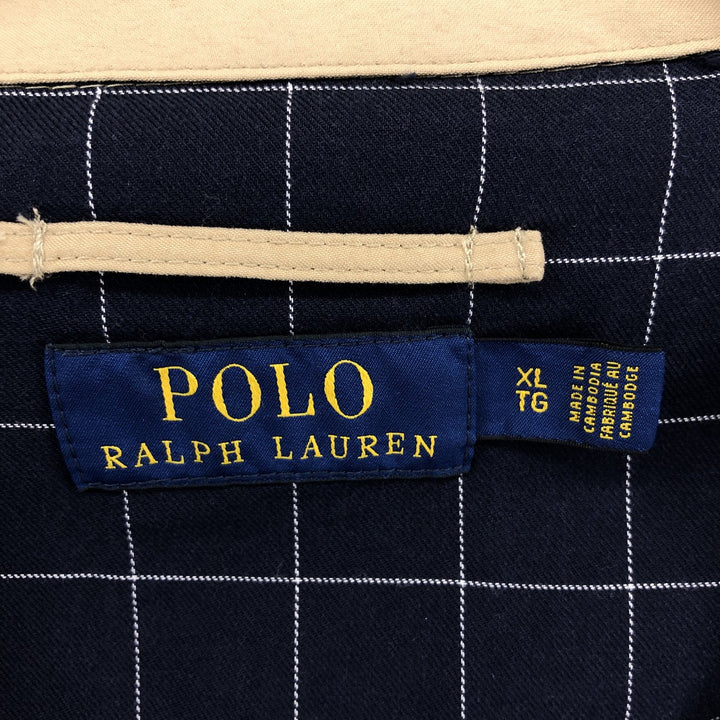 Ralph Lauren POLO RALPH LAUREN Swing Top Sports Jacket Men's XL polyester Beige type Vintage Second Hand