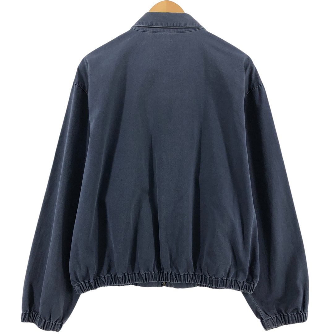 90'S Polo by Ralph Lauren swing top sports jacket, made in the USA, men's size L, vintage cotton gray type Vintage Second Hand