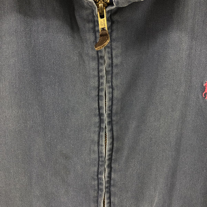 90'S Polo by Ralph Lauren swing top sports jacket, made in the USA, men's size L, vintage cotton gray type Vintage Second Hand