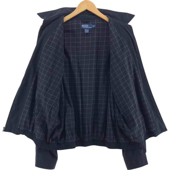 Ralph Lauren POLO by Ralph Lauren Swing Top Sports Jacket Men's XL polyester black type Vintage Second Hand