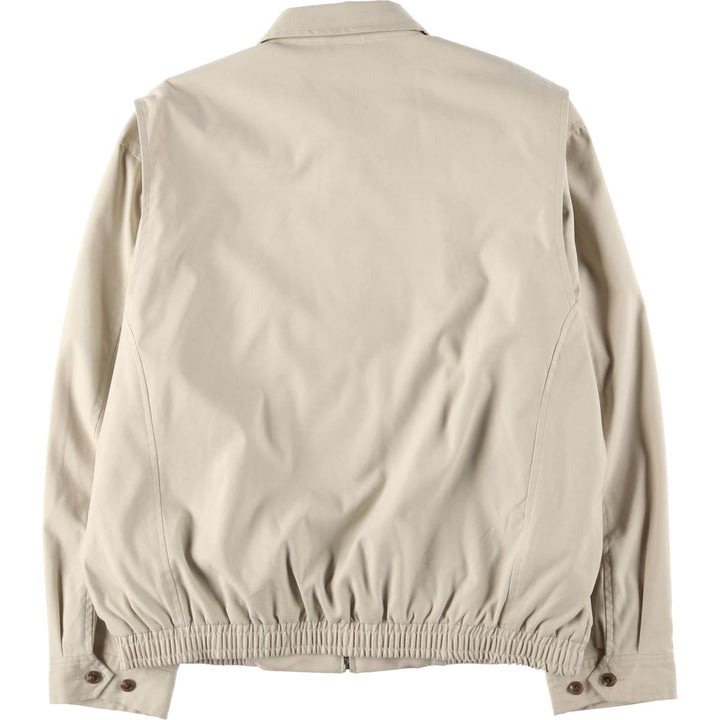Ralph Lauren POLO by Ralph Lauren Swing Top Sports Jacket Men's L size polyester Beige type Vintage Second Hand