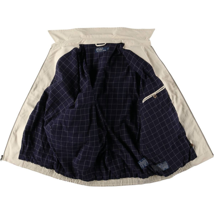 Ralph Lauren POLO by Ralph Lauren Swing Top Sports Jacket Men's L size polyester Beige type Vintage Second Hand