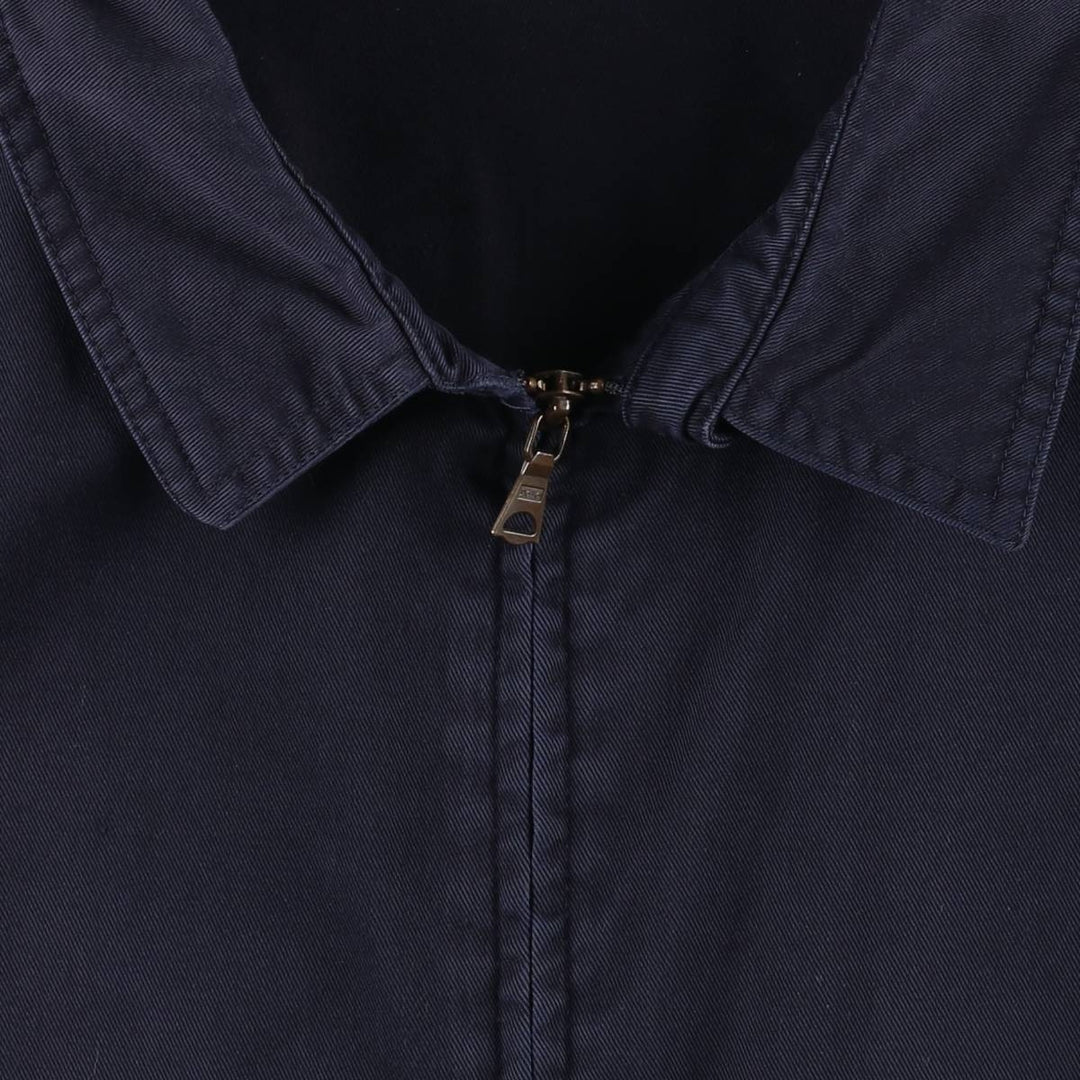 Ralph Lauren POLO by Ralph Lauren Swing Top Sports Jacket Men's XXL cotton navy blue type Vintage Second Hand