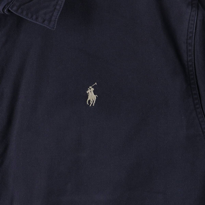 Ralph Lauren POLO by Ralph Lauren Swing Top Sports Jacket Men's XXL cotton navy blue type Vintage Second Hand