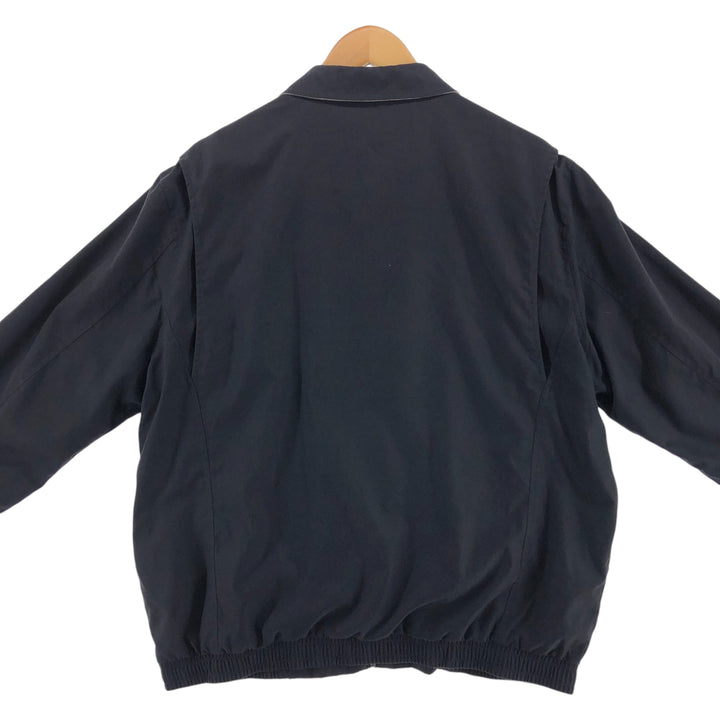 Ralph Lauren POLO RALPH LAUREN Single Point Swing Top Sports Jacket Men's L size polyester black type Vintage Second Hand