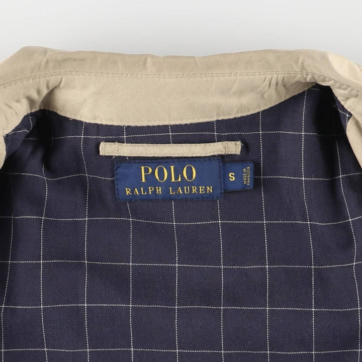 Ralph Lauren POLO RALPH LAUREN Swing Top Sports Jacket Men's S polyester Beige type Vintage Second Hand