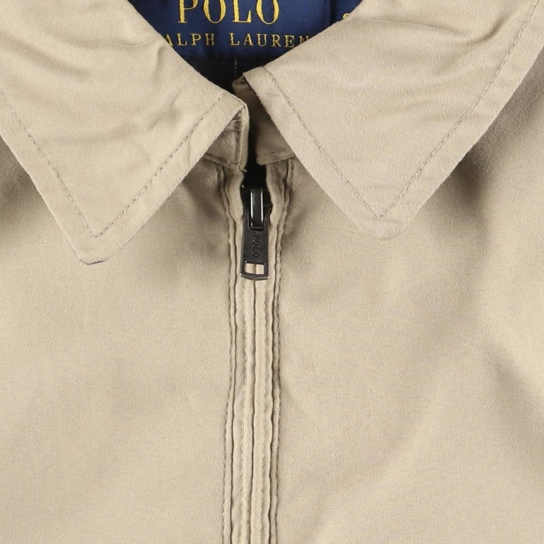 Ralph Lauren POLO RALPH LAUREN Swing Top Sports Jacket Men's S polyester Beige type Vintage Second Hand