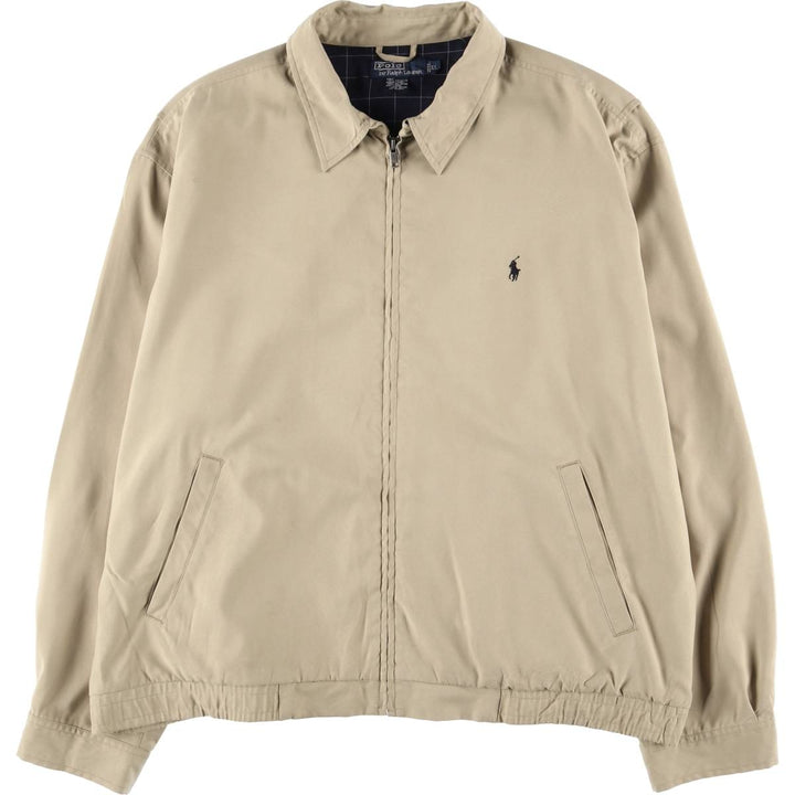Ralph Lauren POLO by Ralph Lauren Swing Top Sports Jacket Men's XL polyester Beige type Vintage Second Hand