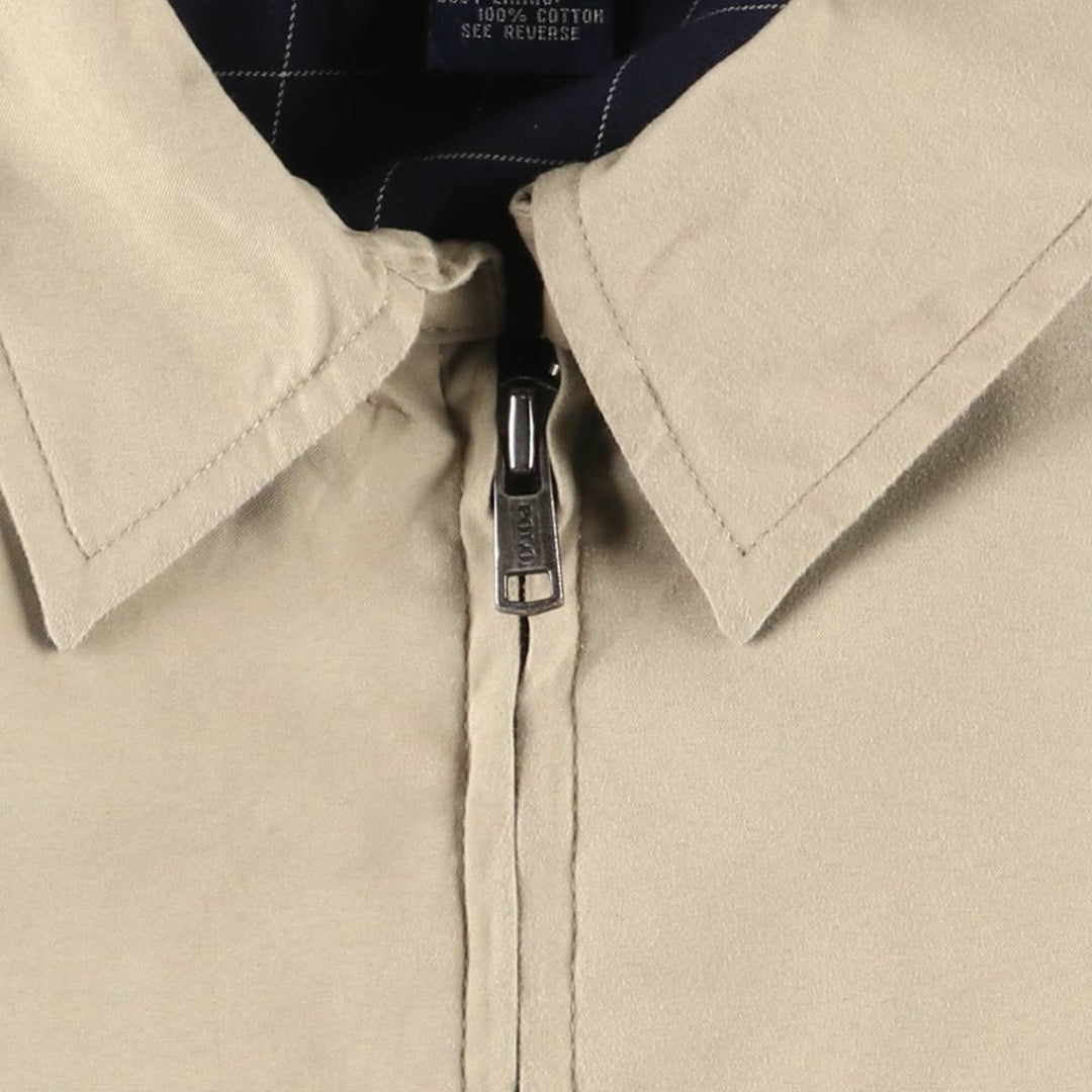 Ralph Lauren POLO by Ralph Lauren Swing Top Sports Jacket Men's XL polyester Beige type Vintage Second Hand