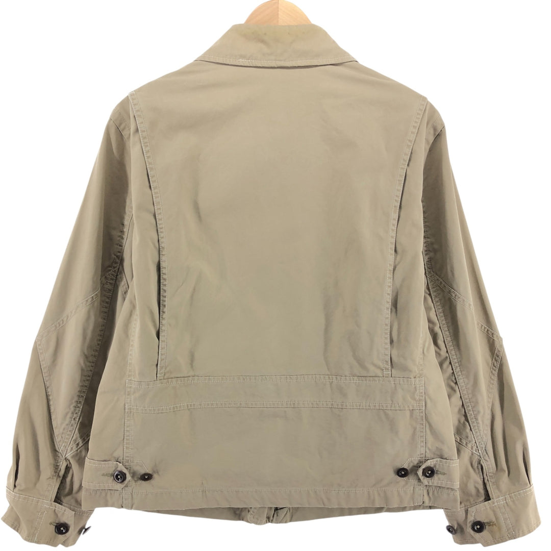 POLO by Ralph Lauren Swing Top Sports Jacket Men's M Check Pattern Liner Double cotton Beige type Vintage Second Hand