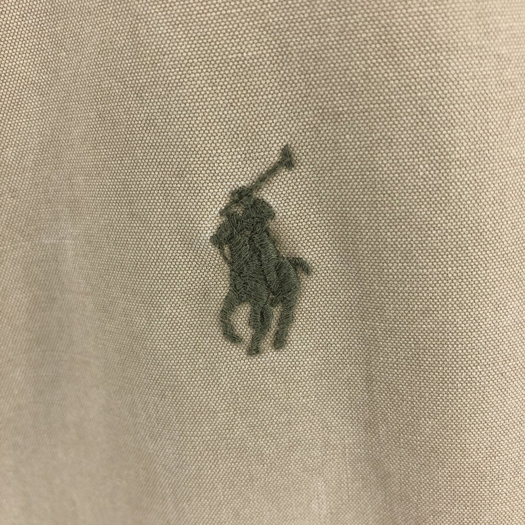 POLO by Ralph Lauren Swing Top Sports Jacket Men's M Check Pattern Liner Double cotton Beige type Vintage Second Hand