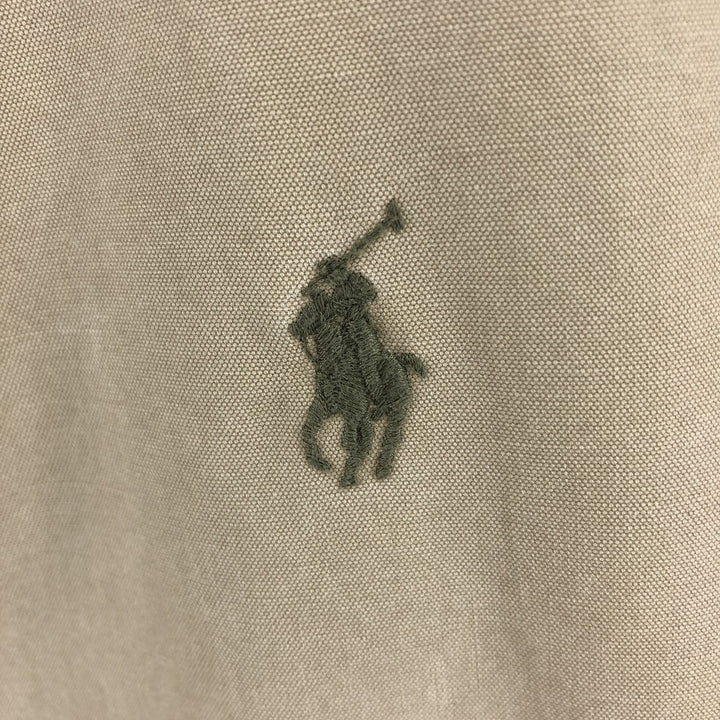 POLO by Ralph Lauren Swing Top Sports Jacket Men's M Check Pattern Liner Double cotton Beige type Vintage Second Hand