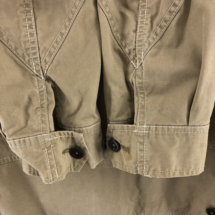 POLO by Ralph Lauren Swing Top Sports Jacket Men's M Check Pattern Liner Double cotton Beige type Vintage Second Hand