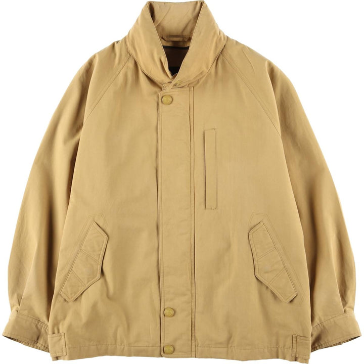 Burberry's LONDON Harrington Jacket Swing Top Men's Size L unclear Camel type Vintage Second Hand