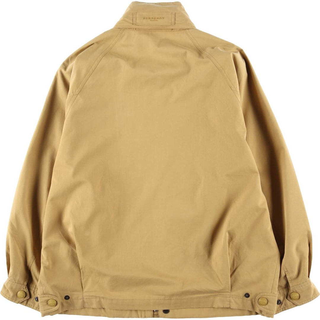 Burberry's LONDON Harrington Jacket Swing Top Men's Size L unclear Camel type Vintage Second Hand