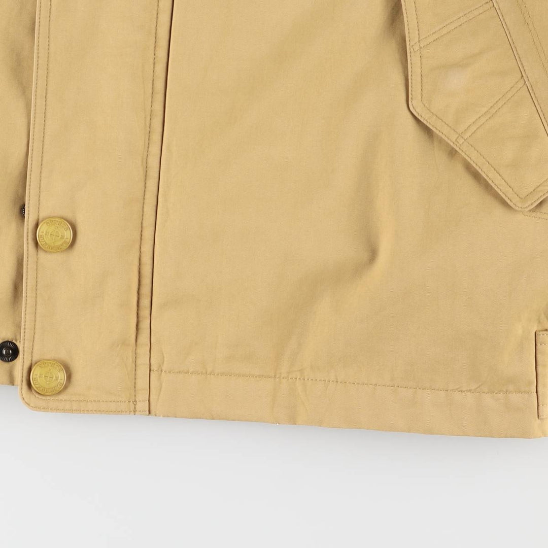 Burberry's LONDON Harrington Jacket Swing Top Men's Size L unclear Camel type Vintage Second Hand