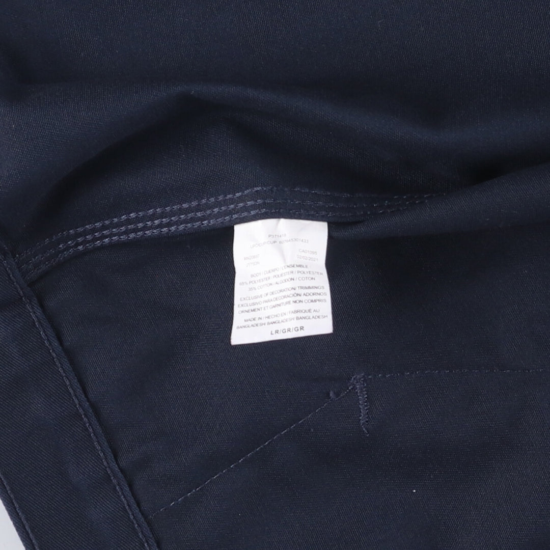 Dickies Dog Pattern Back Print Work Jacket Men's Size L polyester navy blue type Vintage Second Hand