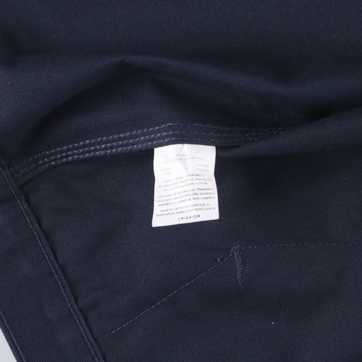 Dickies Dog Pattern Back Print Work Jacket Men's Size L polyester navy blue type Vintage Second Hand
