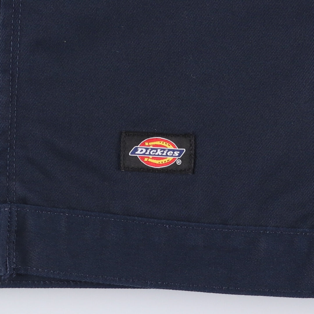 Dickies Dog Pattern Back Print Work Jacket Men's Size L polyester navy blue type Vintage Second Hand