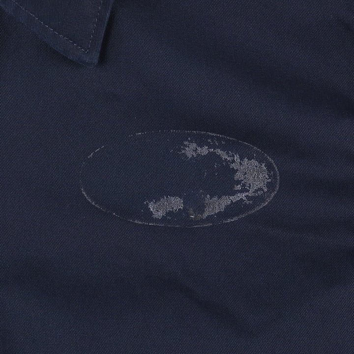 Dickies Dog Pattern Back Print Work Jacket Men's Size L polyester navy blue type Vintage Second Hand